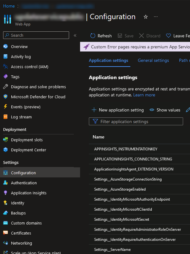 Azure-App-Service-Config