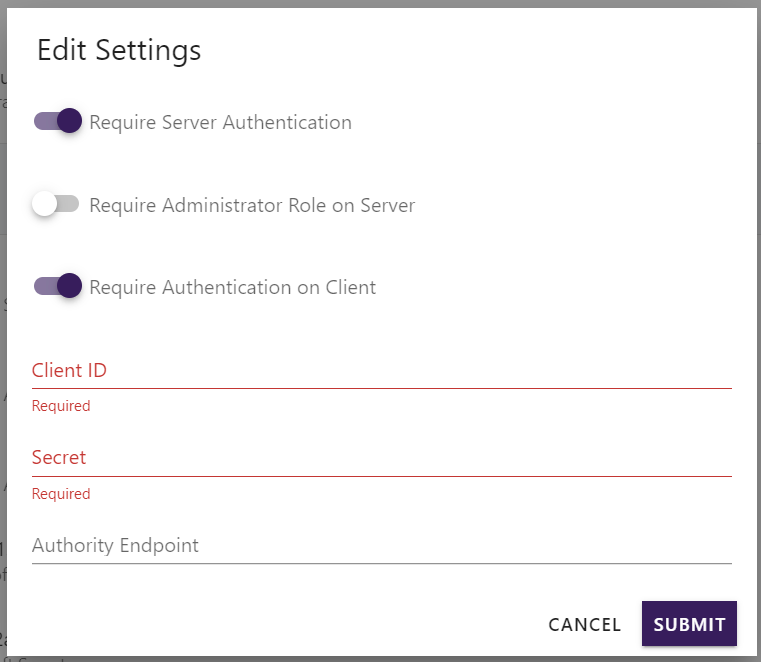 IdentitySettings